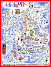 Load image into Gallery viewer, Map of England - Tim Bulmer 1000 Piece Jigsaw Puzzle