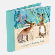 Load image into Gallery viewer, Kissing Hares - Address & Birthday Book