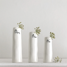 Load image into Gallery viewer, East of India - Trio of bud vases - Family home love