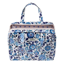 Load image into Gallery viewer, Cath Kidston - Navy carnation Two part wash bag with handles