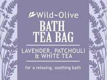 Load image into Gallery viewer, Wild Olive - Lavender, Patchouli & White Tea Bag