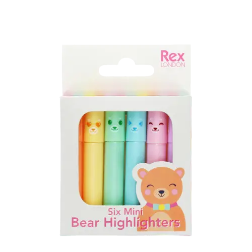 Mini highlighters - Bear