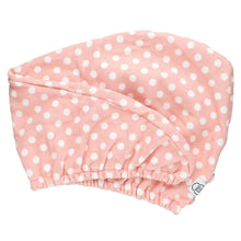 Load image into Gallery viewer, The Vintage Cosmetics Company - Pink Polka Dot Hair Turban
