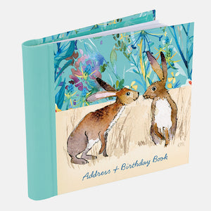 Kissing Hares - Address & Birthday Book