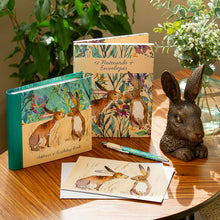 Load image into Gallery viewer, Kissing Hares - Notecard Wallet
