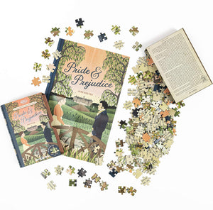 Professor Puzzle Jigsaw Library - Pride & Prejudice