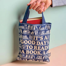 Load image into Gallery viewer, Good Day to Read a Book Small Tote Bag
