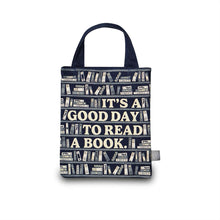 Load image into Gallery viewer, Good Day to Read a Book Small Tote Bag
