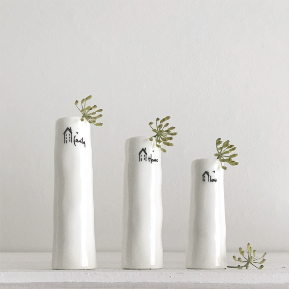 East of India - Trio of bud vases - Family home love