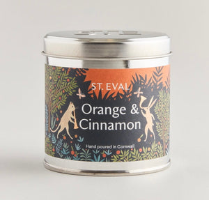 St Eval - Christmas Orange & cinnamon tin candle
