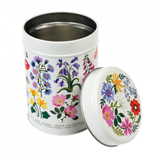 Load image into Gallery viewer, Cannister storage tin - Wild flowers
