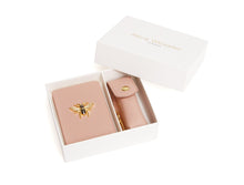 Load image into Gallery viewer, Pink - Oblong compact mirror &amp; lipstick holder set
