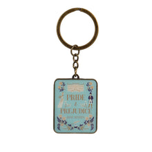 Load image into Gallery viewer, Jane Austin - Pride &amp; Prejudice Metal Keyring
