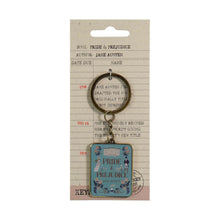 Load image into Gallery viewer, Jane Austin - Pride &amp; Prejudice Metal Keyring
