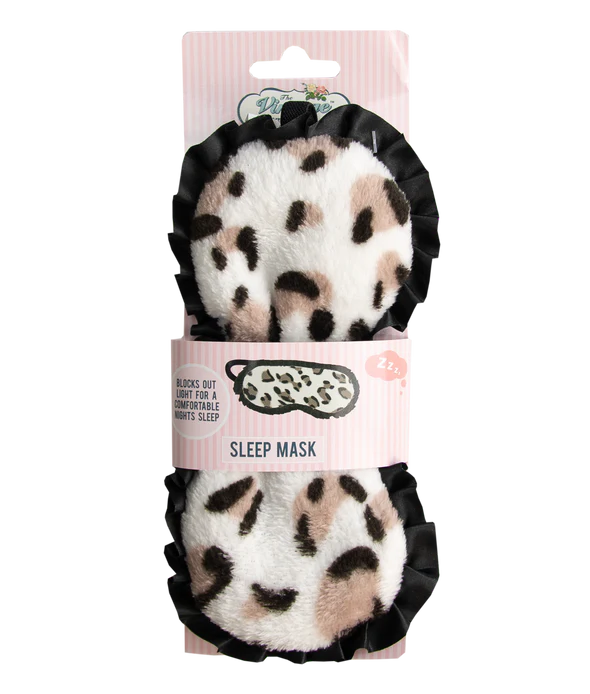 The Vintage Cosmetics Company - Leopard Print Sleep Mask