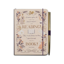 Load image into Gallery viewer, Jane Austin - Pride &amp; Prejudice Notebook &amp; Pen
