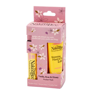The Naked Bee - Vanilla, Rose & Honey Pocket Pack