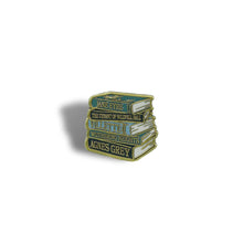 Load image into Gallery viewer, Bronte Sisters - Book Stack Pin Badge
