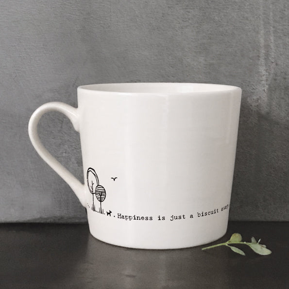 East of India - 'Happiness is Just a Biscuit away' Mug