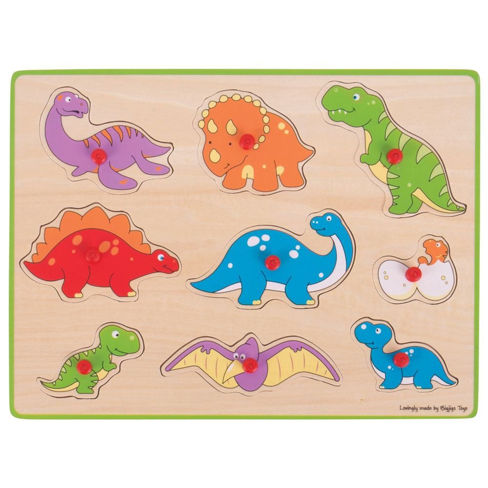 Big Jigs Toys - Lift Out Puzzle (Dinosaurs)