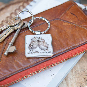 Wrendale Designs - 'Birds of a Feather' Keyring