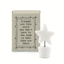 Load image into Gallery viewer, East of India - Matchbox - Friends are like stars
