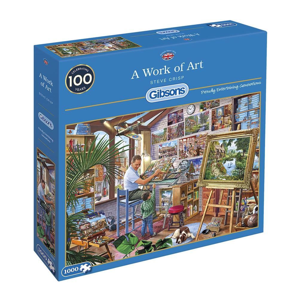Gibsons Puzzles - A Work of Art 1000 pieces